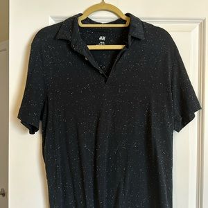 H&M Slim Fit Speckled Polo